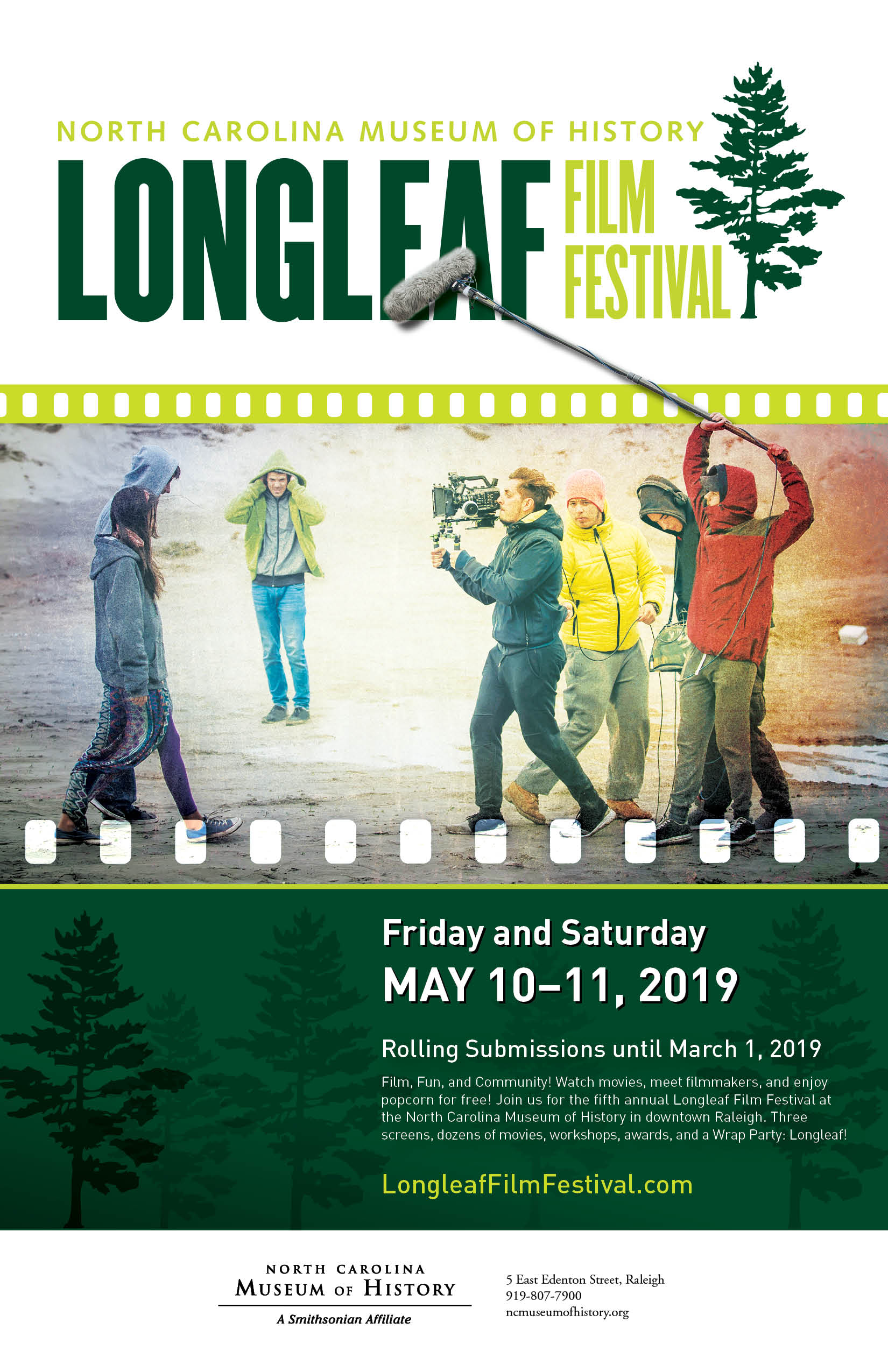 Longleaf Film Festival is sponsored by the North Carolina Museum of History.