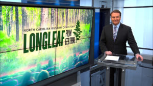 CBS17, WNCN-TV, morning news anchor Bill Young served as emcee for the Longleaf Film Festival 2020 awards program.